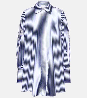 Patou Striped cotton poplin shirt