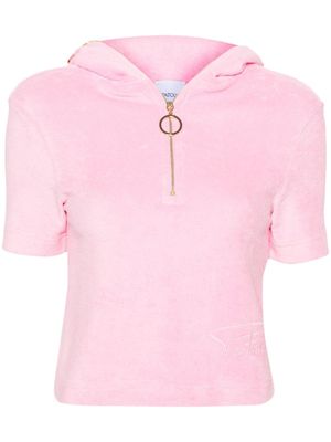 Patou terry-cloth cotton polo shirt - Pink