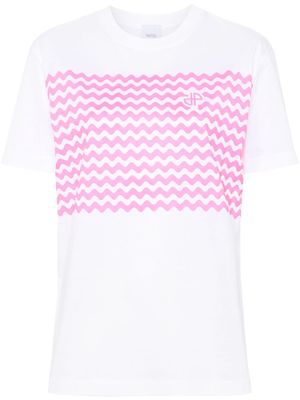 Patou Waves cotton T-shirt - White