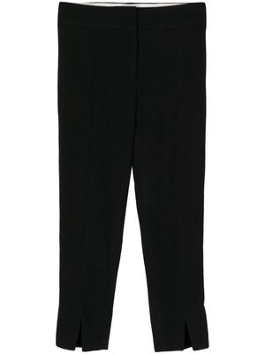 Patou wool tapered trousers - Black