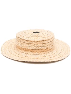 Patou woven raffia sun hat - Neutrals