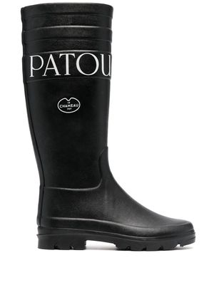 Patou x Le Chameau logo-print boots - 999B