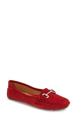 patricia green 'Carrie' Loafer in Red Suede