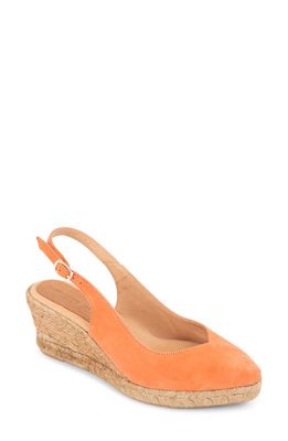 patricia green Poppy Slingback Espadrille Wedge in Coral