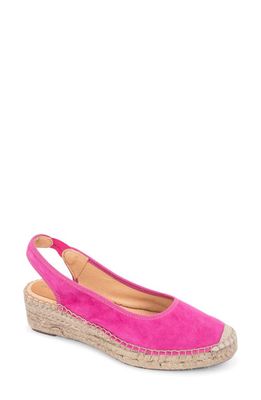patricia green Valencia Slingback Wedge Espadrille in Hot Pink