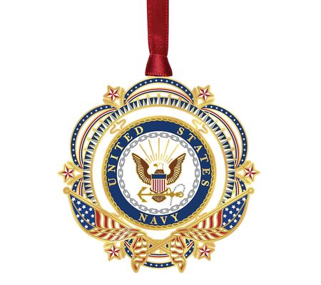 Patriotic Navy Ornament