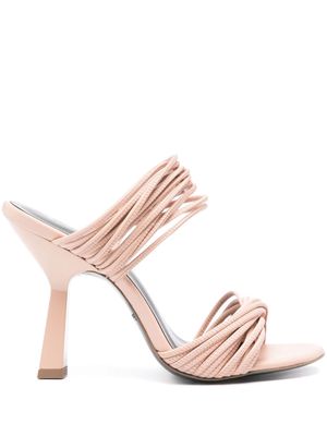 Patrizia Pepe 100mm thin-straps mules - Pink