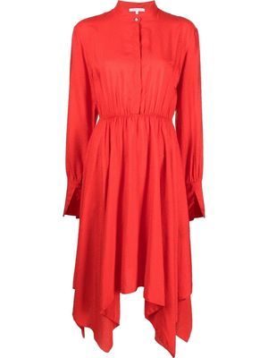 Patrizia Pepe asymmetric shirt dress - Red