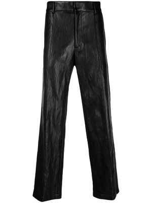 Patrizia Pepe concealed-fastening straight-leg trousers - Black
