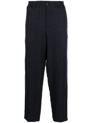 Patrizia Pepe cropped tapered trousers - Blue