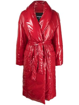 Patrizia Pepe double-breasted padded coat - Red