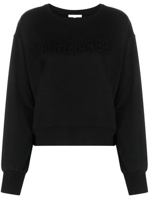 Patrizia Pepe embossed-logo sweatshirt - Black