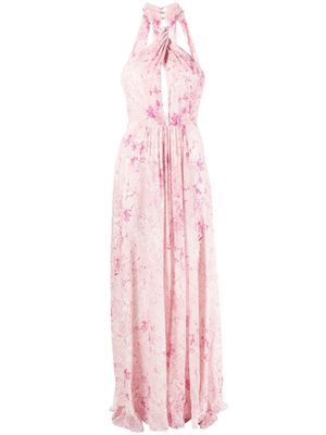 Patrizia Pepe empire-line long dress - Pink