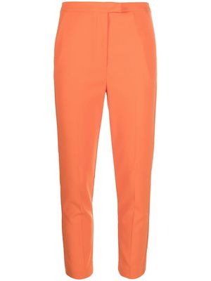 Patrizia Pepe Essential high-waisted cigarette trousers - Orange