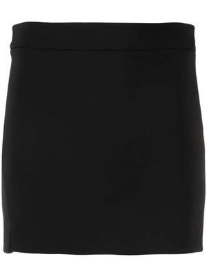 Patrizia Pepe Essential panelled mini skirt - Black