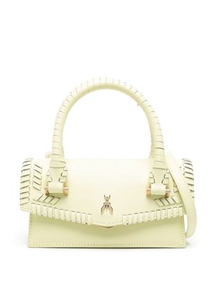 Patrizia Pepe Fly Bamby leather tote bag - Yellow