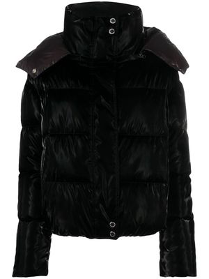 Patrizia Pepe high-neck padded jacket - Black
