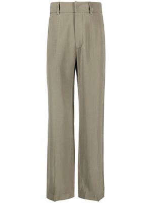 Patrizia Pepe high-waisted twill tailored trousers - Green
