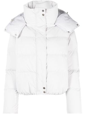 Patrizia Pepe hooded padded jacket - White