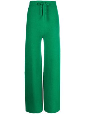 Patrizia Pepe knitted wide-leg trousers - Green