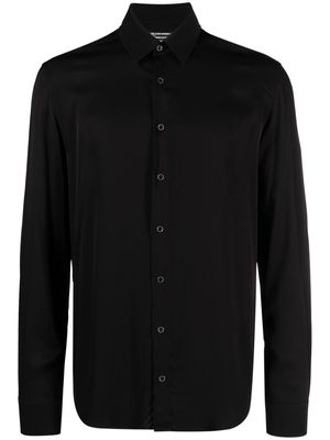 Patrizia Pepe long-sleeved button-up shirt - Black