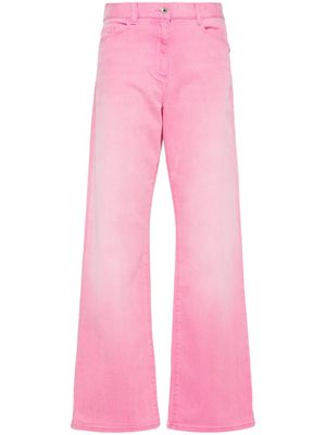 Patrizia Pepe low-rise straight-leg jeans - Pink