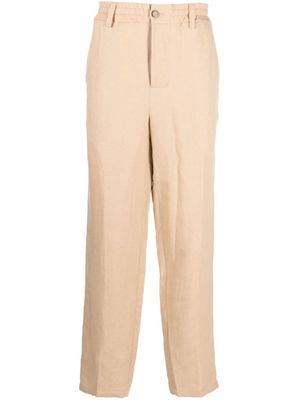 Patrizia Pepe mid-rise tapered trousers - Neutrals