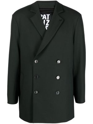 Patrizia Pepe notched-lapels double-breasted blazer - Green
