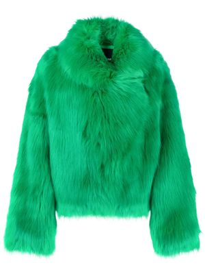 Patrizia Pepe oversized fur jacket - Green