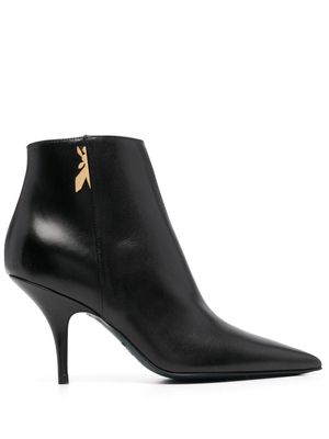 Patrizia Pepe pointed-toe 90mm ankle boots - Black