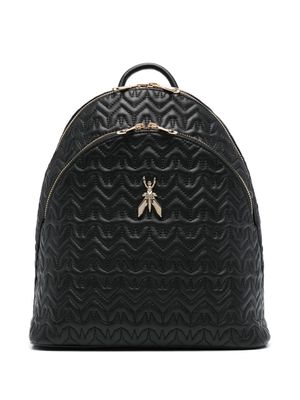 Patrizia Pepe quilted leather backpack - Black