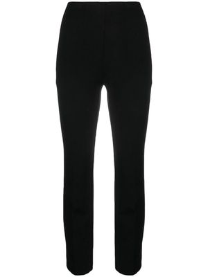 Patrizia Pepe slim-cut high-waisted trousers - Black