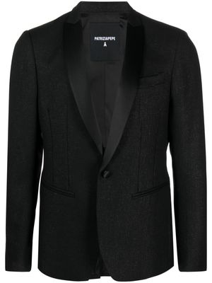 Patrizia Pepe slim-cut tuxedo suit jacket - Black