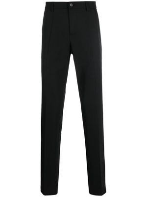Patrizia Pepe straight-leg cotton tailored trousers - Black