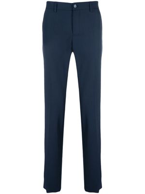 Patrizia Pepe straight-leg cotton tailored trousers - Blue