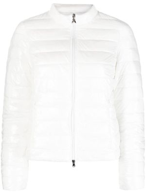 Patrizia Pepe zip-up padded lightweight jacket - White