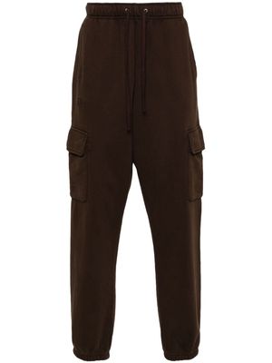 PATTA tapered-leg cotton track pants - Brown