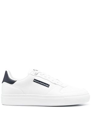 Paul & Shark Balena Bball lace-up sneakers - White