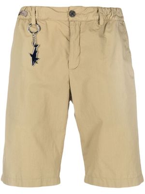 Paul & Shark elasticated-waistband chino shorts - Neutrals