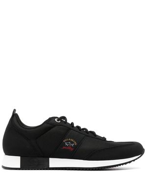 Paul & Shark embroidered-logo low-top sneakers - Black