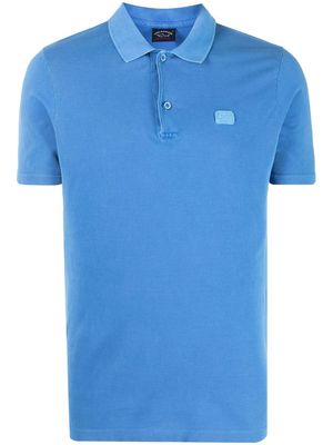 Paul & Shark embroidered-logo polo shirt - Blue