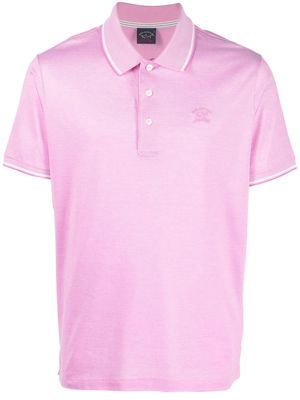 Paul & Shark embroidered-logo polo shirt - Pink