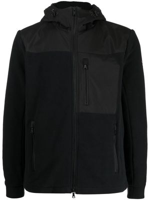 Paul & Shark fleece hooded jacket - Black