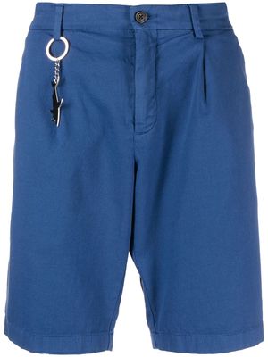 Paul & Shark keyring-detail bermuda shorts - Blue