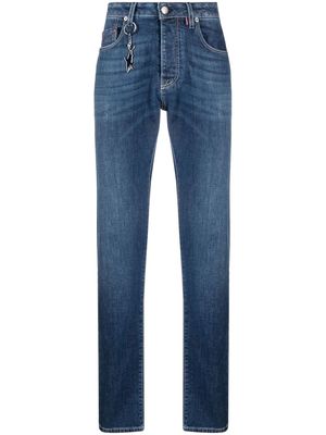 Paul & Shark keyring-detail straight-leg jeans - Blue
