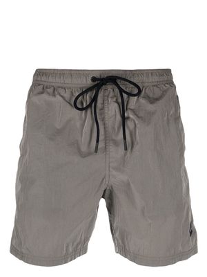 Paul & Shark logo-patch swim shorts - Grey