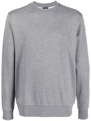 Paul & Shark logo-print crew-neck sweatshirt - Grey