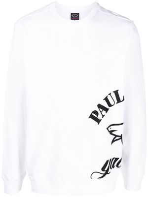 Paul & Shark logo-print detail sweatshirt - White