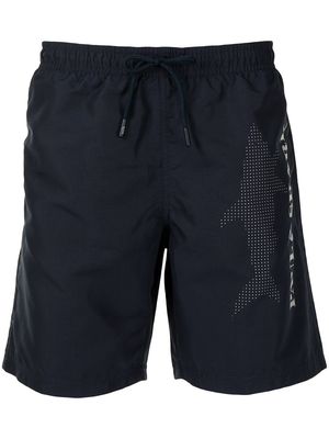 Paul & Shark logo-print swimming shorts - Blue
