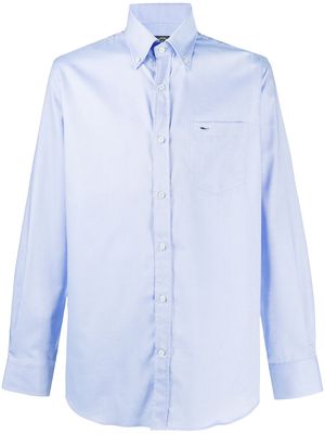 Paul & Shark long-sleeved patch pocket shirt - Blue